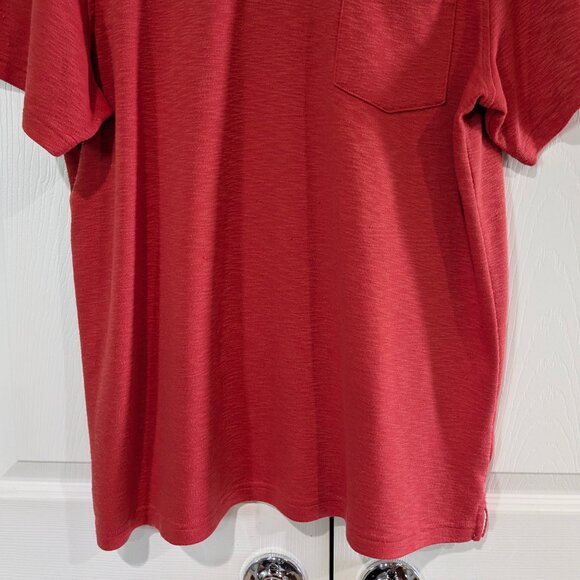 Tasso Elba Island Men's Polo Shirt Red, Size XL, Textured, UPF Protection - Picture 4 of 15